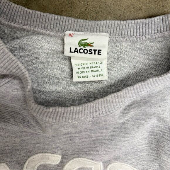 Vintage Lacoste classic crewneck pullover sweatshirt - Picture 2 of 7